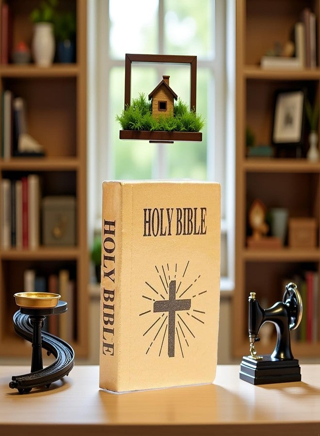 Qintreesify Mini Bible Pocket Book 1/12 Dollhouse Miniature Book Bookshelf Bedroom Library Accessories Dollhouse Decoration Accessories Miniature Scene Model Books - Image 2